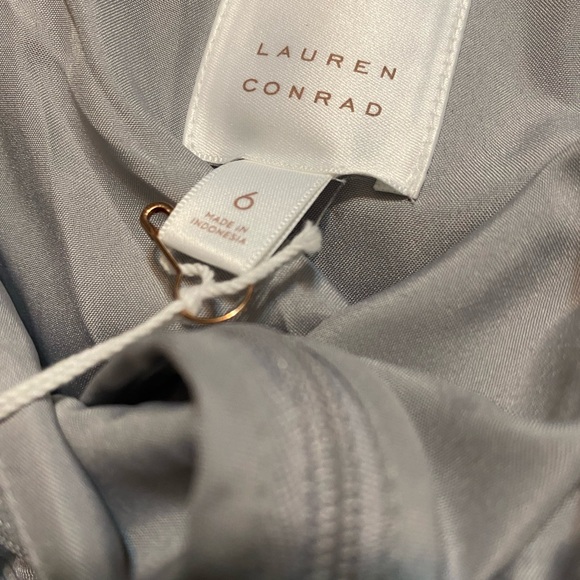 LC by Lauren Conrad formal party dress. Size 6. NWT Sleeveless Maxi flowy 🩶🌸🩶 - Picture 15 of 16